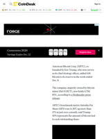 Bitcoin (BTC) Treasury News: ABTC and BRR Top Up Holdings