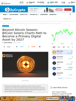 Beyond Altcoin Season: Bitcoin Solaris Charts Path to Become a Primary Digital Asset by 2027