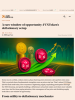 A rare window of opportunity: FUNToken’s deflationary setup - AMBCrypto