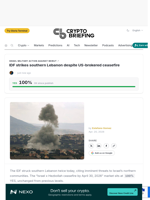 IDF strikes southern Lebanon despite US-brokered ceasefire