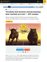 Bitcoin ETFs Mean No More Wild Price Swings — Analyst