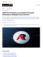ARB Price Prediction: Key Bullish Threshold Breached as Selling Pressure Mounts - Blockchain.News