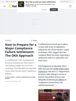 How to Prepare for a Major Compliance Failure Settlement: The OKX Approach
