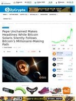 Pepe Unchained Makes Headlines While Bitcoin Solaris Silently Follows Bitcoin’s Millionaire-Making Path