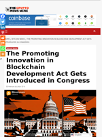 The Promoting Innovation in Blockchain Development Act Gets Introduced in Congress - The Crypto News Wire