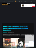 NEAR Price Prediction: Eyes $1.35 Recovery by April as Bulls Test Key Resistance - Blockchain.News