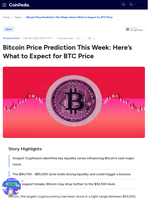 Bitcoin Price Prediction This Week: Here's What to Expect for BTC Price