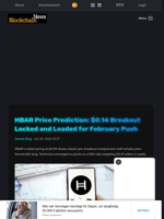 HBAR Price Prediction: $0.14 Breakout Locked and Loaded for February Push - Blockchain.News