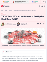 THORChain V3.19 Is Live: XMR Is First Up, Can It Save RUNE?