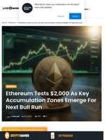 Ethereum Near $2K: Key Bull Run Buy Zones
