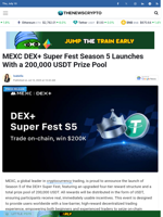 MEXC DEX+ Super Fest Season 5 Launches With a 200,000 USDT Prize Pool