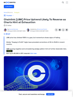 LINK Price Uptrend at Risk as Charts Flash Exhaustion Signs