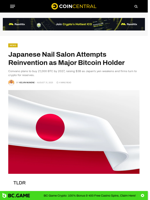 Japanese Nail Salon Attempts Reinvention as Major Bitcoin Holder