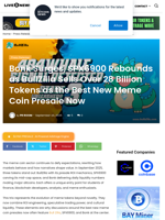 Bonk Surges, SPX6900 Rebounds as BullZilla Sells Over 28 Billion Tokens as the Best New Meme Coin Presale Now | Live Bitcoin News