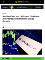 SentinelOne, Inc. (S) Stock: Climbs as AI Cybersecurity Demand Drives Growth - CoinCentral