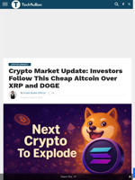 Crypto Market Update: Investors Follow This Cheap Altcoin Over XRP and DOGE - TechBullion