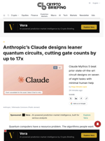 Anthropic's Claude designs leaner quantum circuits, cutting gate counts by up to 17x