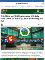This Shiba Inu (SHIB) Alternative Will Rally From Under $0.003 to $0.45 in the Nearing Bull Run