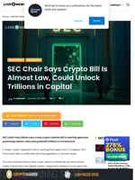 Crypto News: SEC Chair Backs Fast Approval of Crypto Market Bill