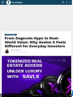 From Dogecoin Hype to Real-World Value: Why Avalon X Feels Different for Everyday Investors - TechBullion