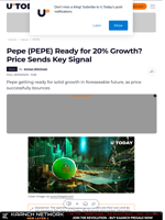 Pepe (PEPE) Ready for 20% Growth? Price Sends Key Signal