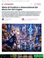 Meta AI Predicts a Generational Q4 Move for SUI Crypto