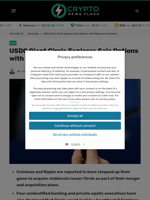 USDC Giant Circle Explores Sale Options with Ripple and Coinbase
