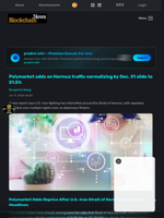 Polymarket odds on Hormuz traffic normalizing by Dec. 31 slide to 51.5% - Blockchain.News