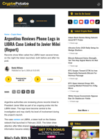 Argentina Reviews Phone Logs in LIBRA Case Linked to Javier Milei (Report)