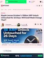 XRP Ripple October’s 1B Unlock Still Hasn’t Moved