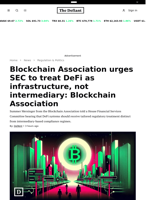 Blockchain Association urges SEC to treat DeFi as infrastructure, not intermediary: Blockchain Association - 