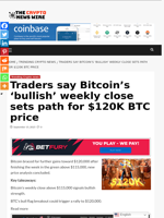 Traders say Bitcoin’s ‘bullish’ weekly close sets path for $120K BTC price - The Crypto News Wire
