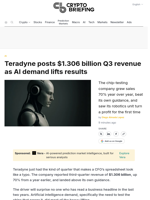 Teradyne posts $1.306 billion Q3 revenue as AI demand lifts results