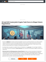 US and UK Create Joint Crypto Task Force to Shape Future Regulations - Brave New Coin