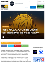 Why MAGAX Could Be 2025’s Breakout Presale Opportunity | Live Bitcoin News