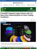PrimeXBT Expands Crypto Futures with 101 New Coins, Delivering Best-in-Class Trading Conditions - TheNewsCrypto