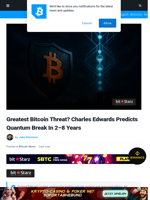 Charles Edwards Predicts Bitcoin Quantum Break In 2–8 Years