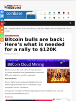 Bitcoin bulls are back: Here’s what is needed for a rally to $120K - The Crypto News Wire