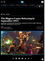 The Biggest Games Releasing in September 2025 - Decrypt