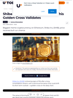 Shiba Inu (SHIB) May Soar 33% If This Golden Cross Validates