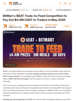 BitMart x $EAT Trade-to-Feed Competition to Pay Out $4.4M USDT to Traders in May 2026 - AMBCrypto