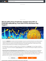 Bitcoin (BTC) Price Prediction: Analyst Sees BTC at $140,000–$200,000 by Year-End if Price Reclaims Key Support - Brave New Coin