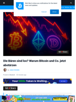Die Bären sind los? Warum Bitcoin und Co. jetzt abstürzen | Bitcoinist.com