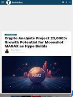 Crypto Analysts Project 23,000% Growth Potential for Moonshot MAGAX as Hype Builds
