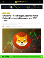 Shiba Inu Price Surge Expected Amid Falling and ETF Talks