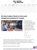 US day traders flock to the most dangerous product in crypto