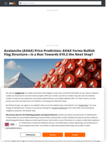 Avalanche (AVAX) Price Prediction: AVAX Forms Bullish Flag Structure—Is a Run Towards $19.2 the Next Stop? - Brave New Coin