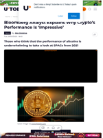 Bloomberg Analyst Explains Why Crypto’s Performance Is ‘Impressive’