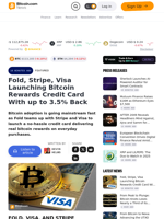 Fold, Stripe, Visa Launching Bitcoin Rewards Credit Card With up to 3.5% Back – Featured Bitcoin News