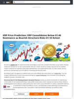 XRP Price Prediction: XRP Consolidates Below $1.40 Resistance as Bearish Structure Risks $1.10 Retest - Brave New Coin